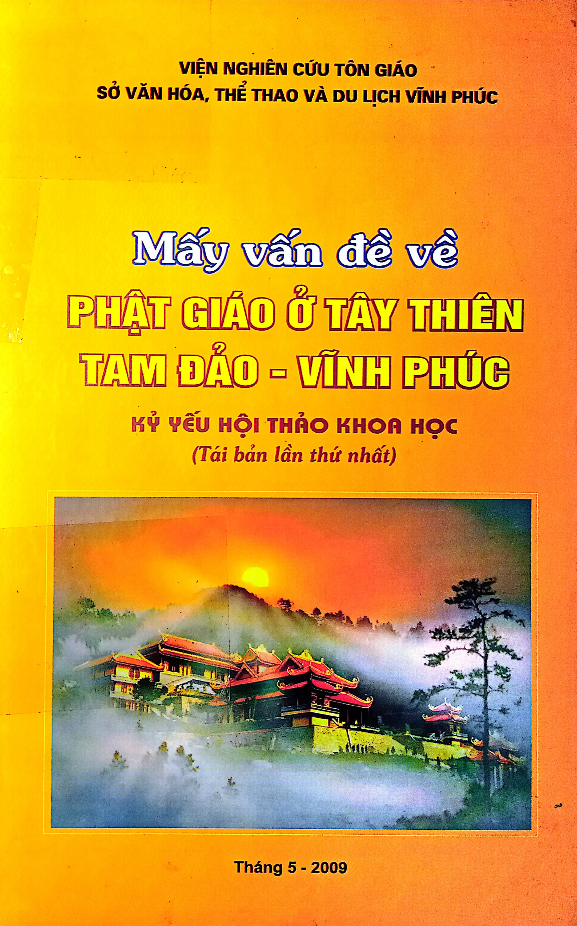Ảnh bìa của Sách Mấy vấn đề về Phật giáo ở Tây Thiên Tam Đảo - Vĩnh Phúc