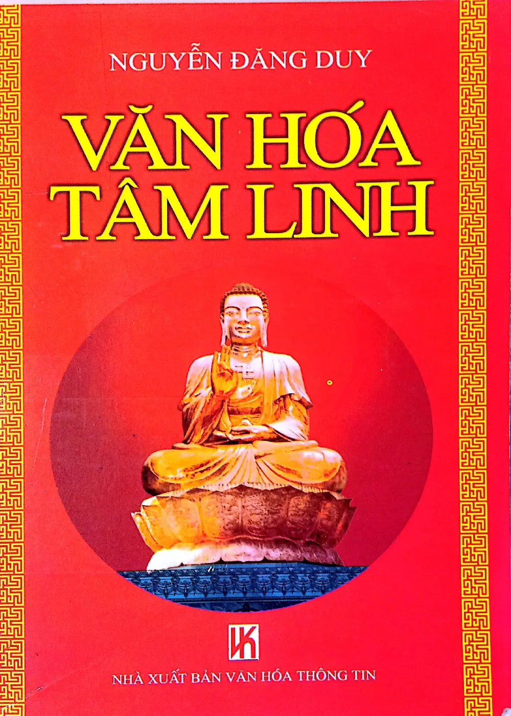 Trang bìa chính thức sách Văn hóa tâm linh