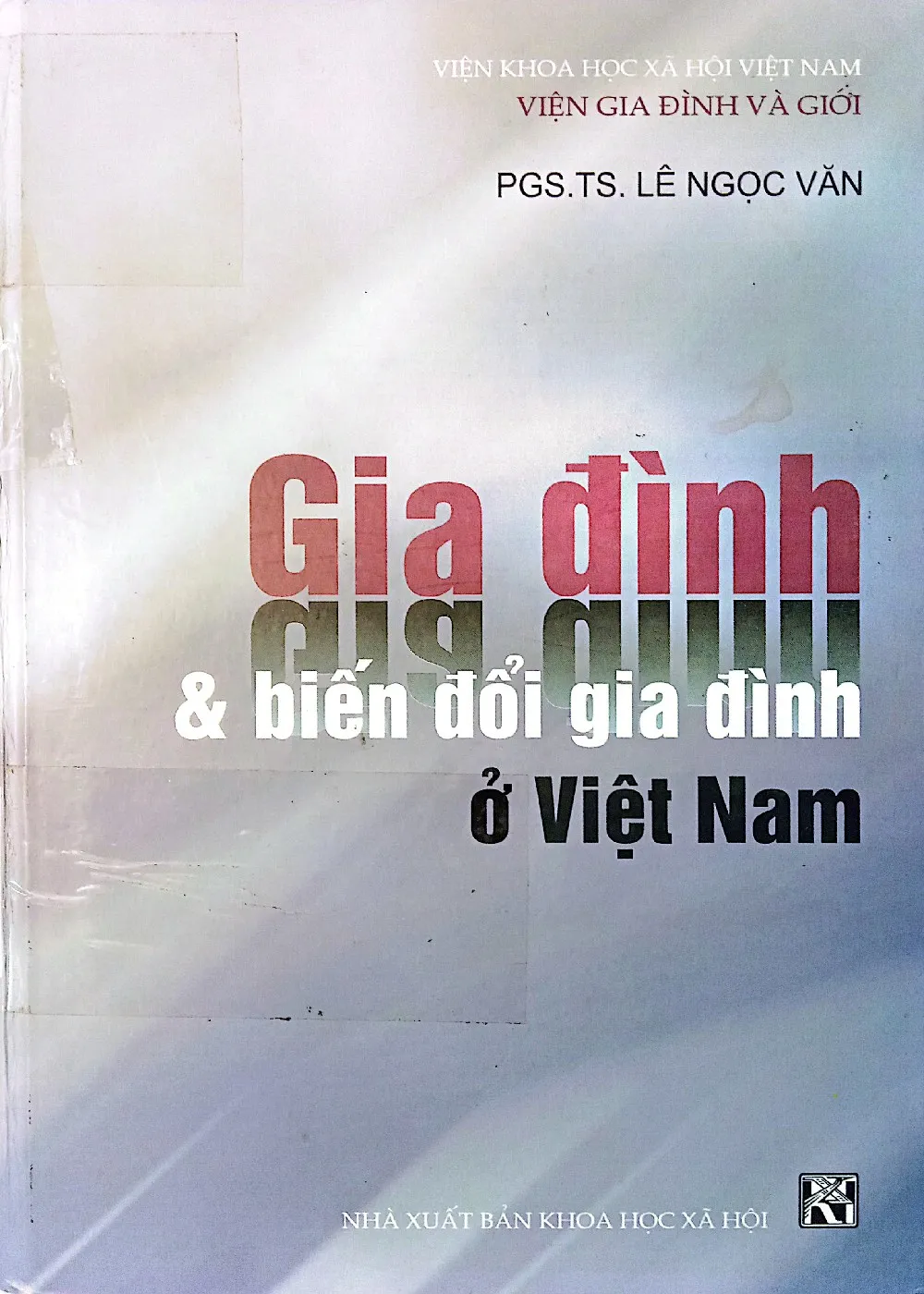 Trang bìa chính thức sách Gia đình và biến đổi gia đình ở Việt Nam