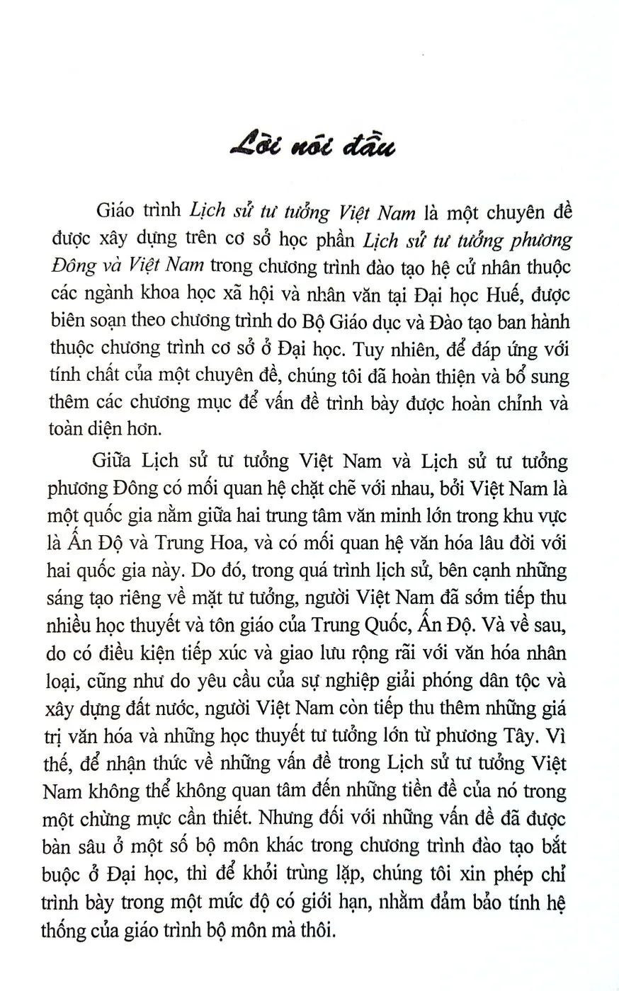 Nội dung mục lục và hình ảnh sách Lịch sử tư tưởng Việt Nam - Trang 5