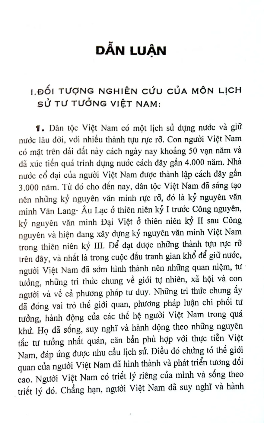 Nội dung mục lục và hình ảnh sách Lịch sử tư tưởng Việt Nam - Trang 7