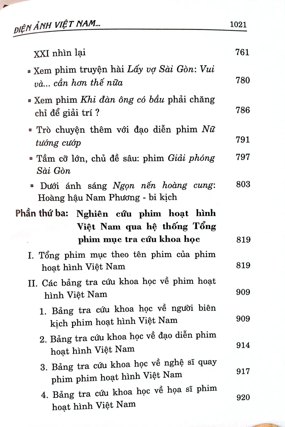 Nội dung mục lục và hình ảnh sách Điện ảnh Việt Nam lịch sử, tác phẩm, nghệ sĩ, lý luận, phê bình, nghiên cứu tập 3 - Trang 7