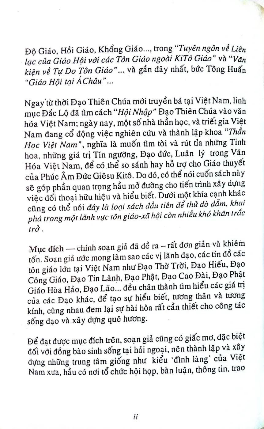 Nội dung mục lục và hình ảnh sách Thiên chúa giáo và tam giáo - Trang 6