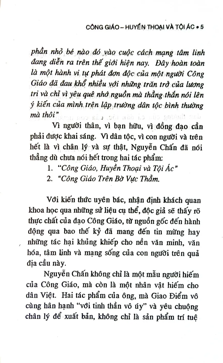 Nội dung mục lục và hình ảnh sách Công giáo huyền thoại và tội ác - Trang 7