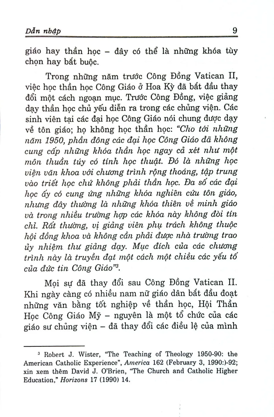 Nội dung trang phụ bản giới thiệu sách Dẫn vào thần học