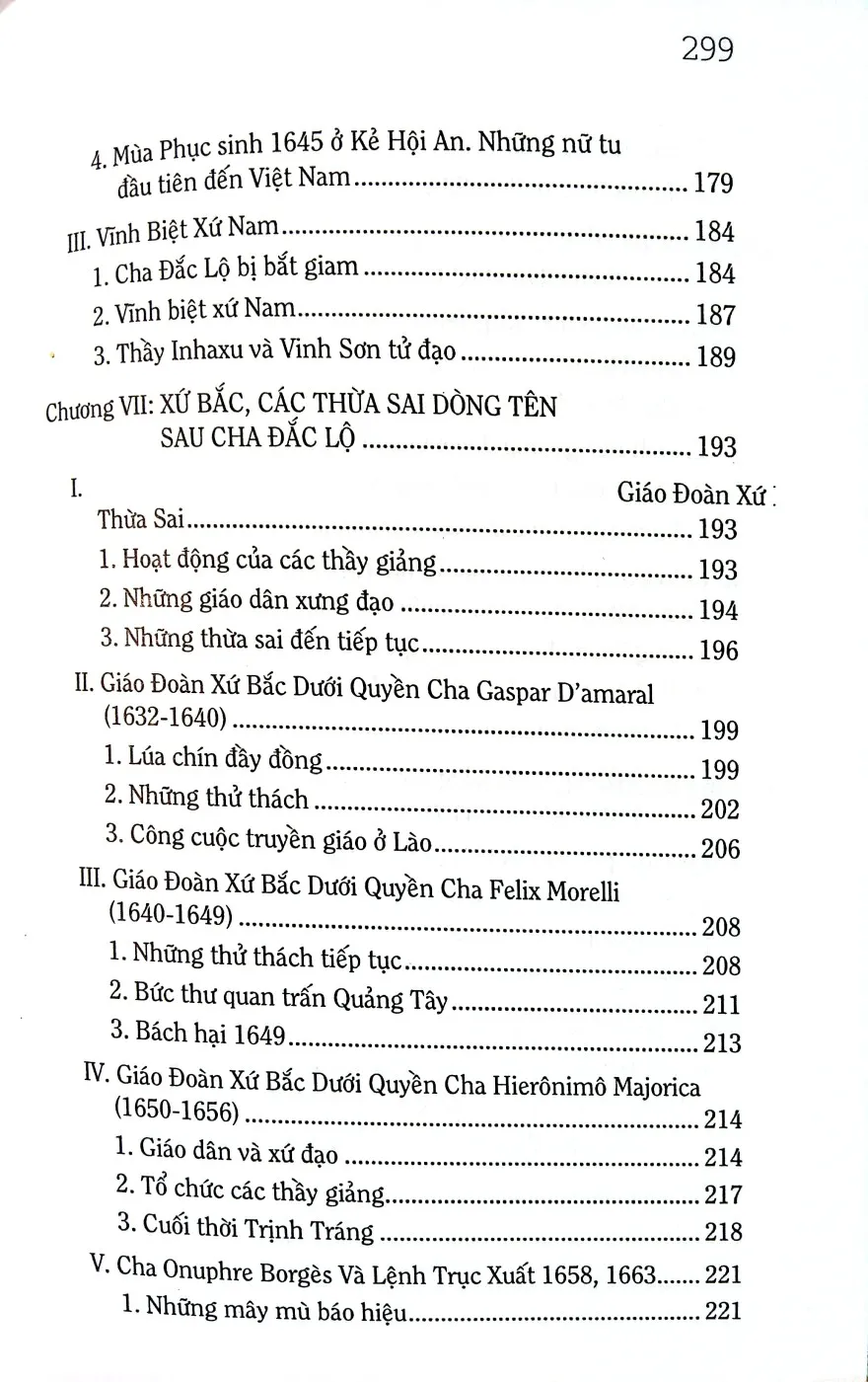 Nội dung mục lục và hình ảnh sách Lịch sử truyền giáo ở Việt Nam quyển I, Các thừa sai dòng Tên - Trang 5