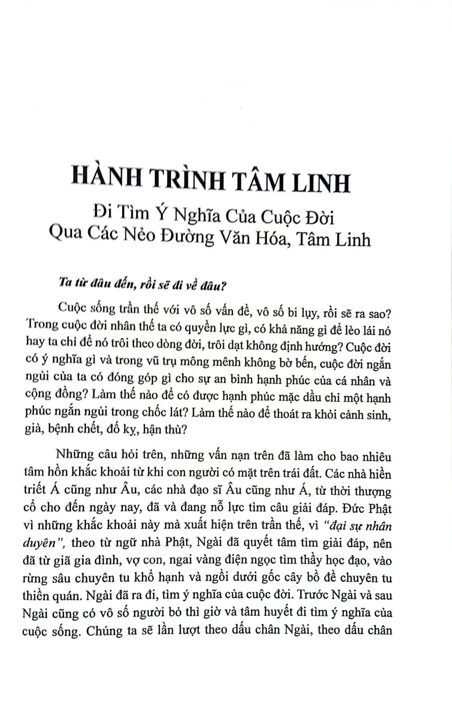 Nội dung mục lục và hình ảnh sách Hành trình tâm linh đi tìm ý nghĩa của cuộc đời qua các nẻo đường văn hóa tâm linh - Trang 5