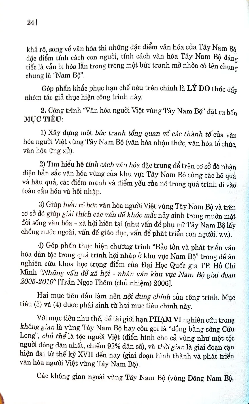 Nội dung mục lục và hình ảnh sách Văn hóa người Việt vùng Tây Nam Bộ - Trang 7