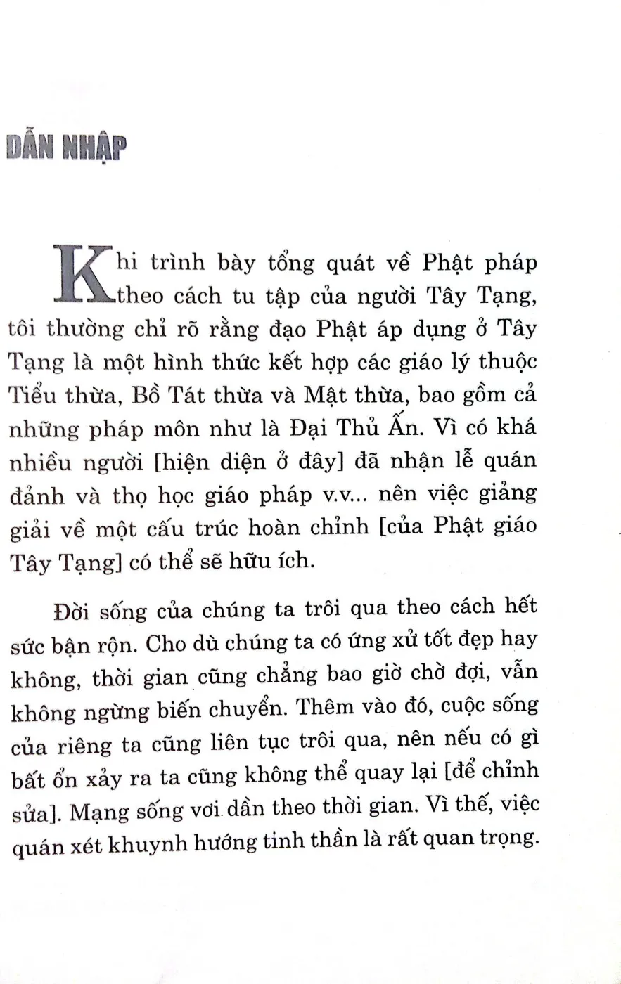 Mục lục chi tiết trang 3 sách Tổng quan về các pháp môn trong phật giáo tây tạng