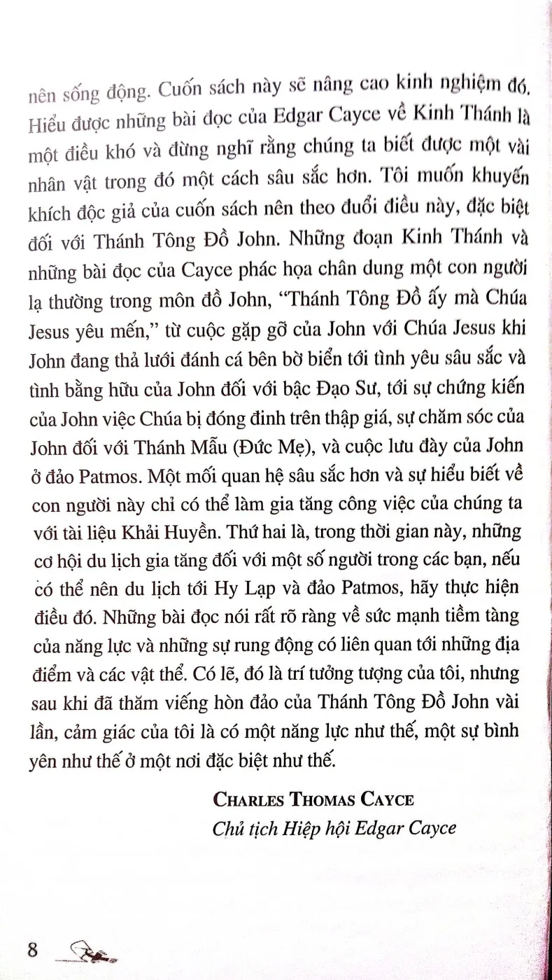 Nội dung mục lục và hình ảnh sách Edgar Calice giải luận về khải huyền, hướng dẫn nghiên cứu để tâm linh hóa thể xác và tinh thần - Trang 5