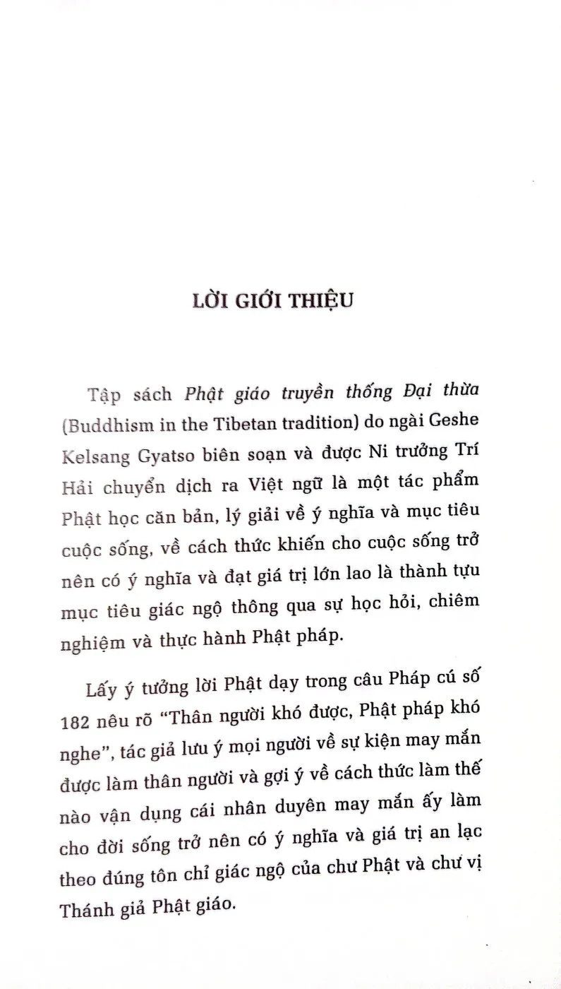 Mục lục chi tiết trang 2 sách Phật giáo truyền thống Đại thừa