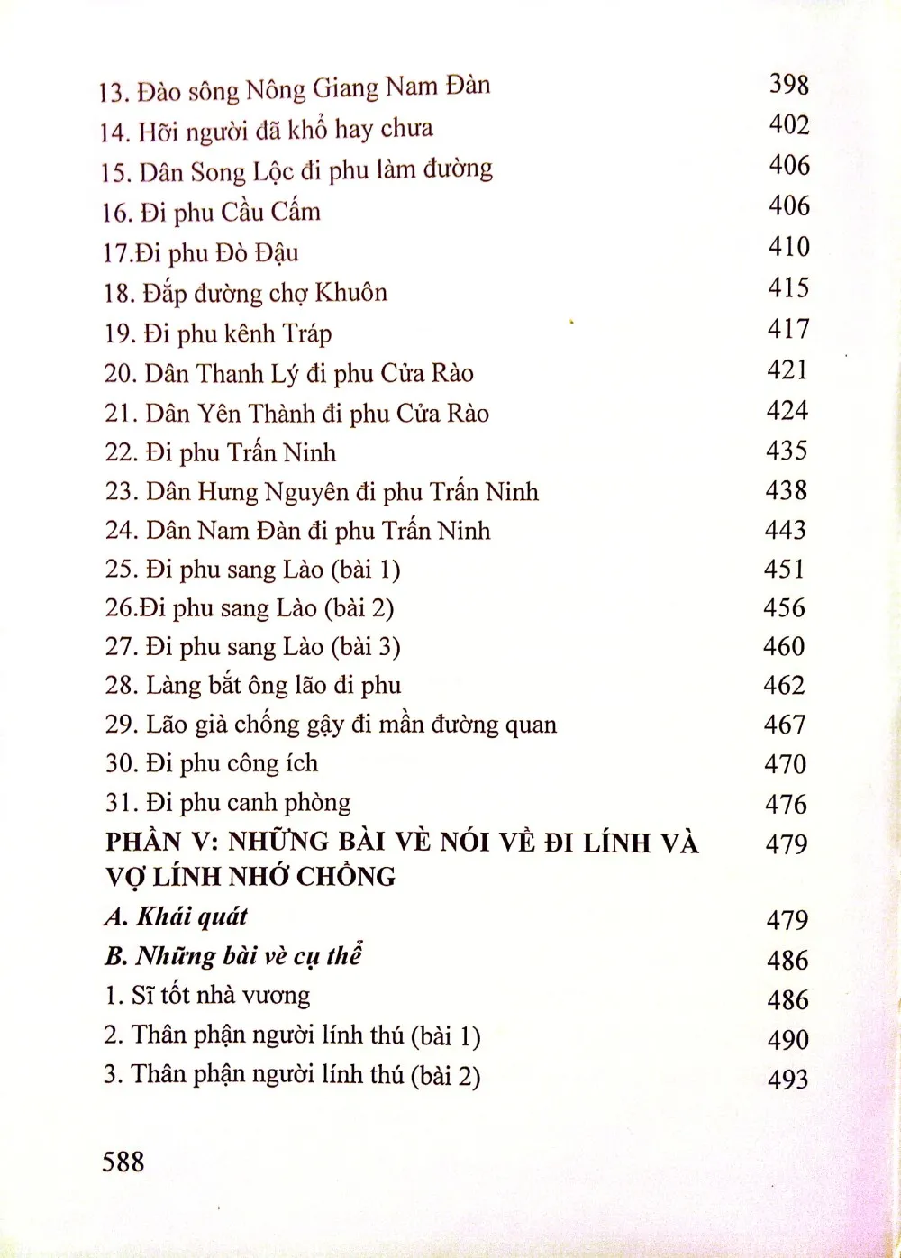 Nội dung mục lục và hình ảnh sách Văn hóa dân gian xứ Nghệ, tập 12: Về phong tục, tập quán trong làng xã - Trang 5