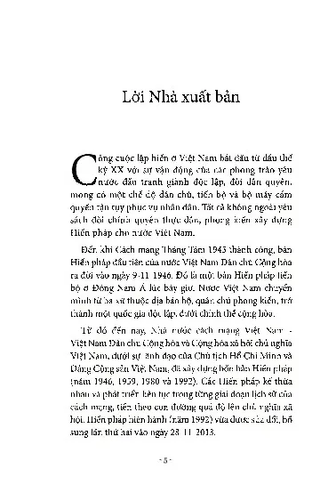 Mục lục chi tiết trang 2 sách Lịch sử lập hiến cách mạng Việt Nam