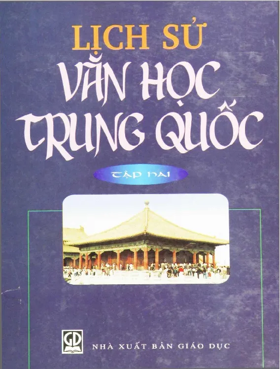 Ảnh bìa của Sách Lịch sử văn học Trung Quốc tập 2