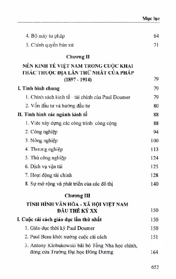 Mục lục chi tiết trang 1 sách Lịch sử Việt Nam - tập 7 (1897 - 1918)