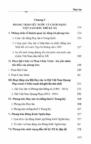 Mục lục chi tiết trang 3 sách Lịch sử Việt Nam - tập 7 (1897 - 1918)