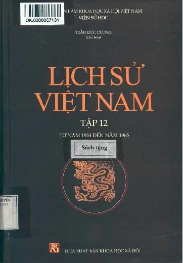 Ảnh bìa của Sách Lịch sử Việt Nam từ năm 1945 đến 1965 tập 12