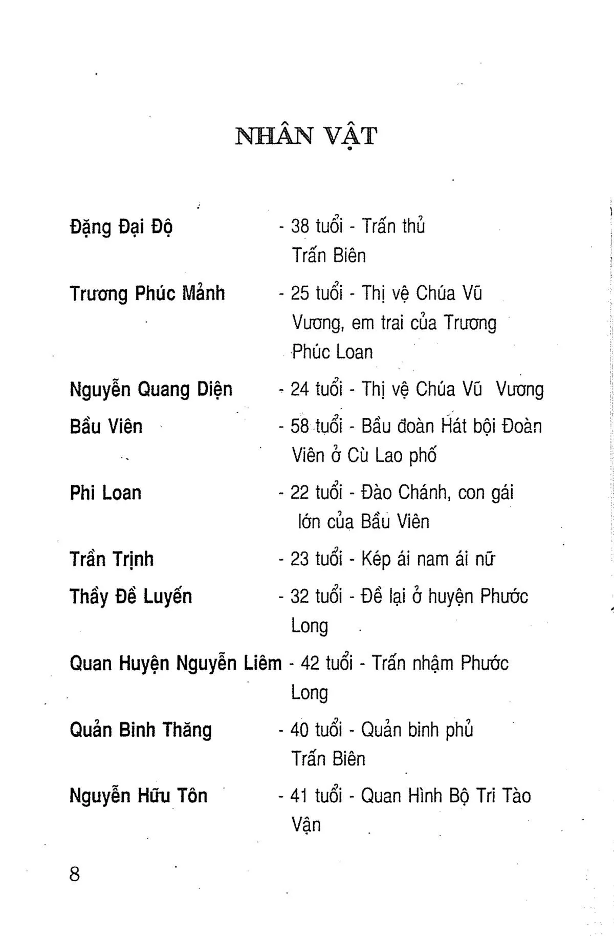 Mục lục chi tiết trang 3 sách Luật trời và lòng người
