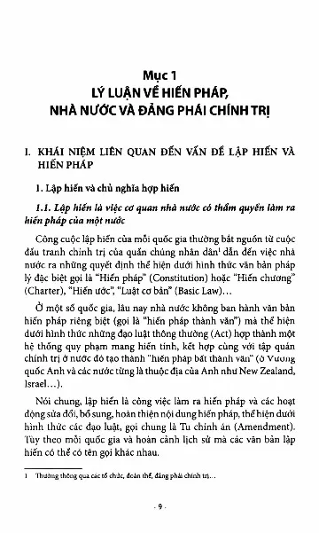 Mục lục chi tiết trang 2 sách Lược sử lập hiến các quốc gia Đông Nam Á