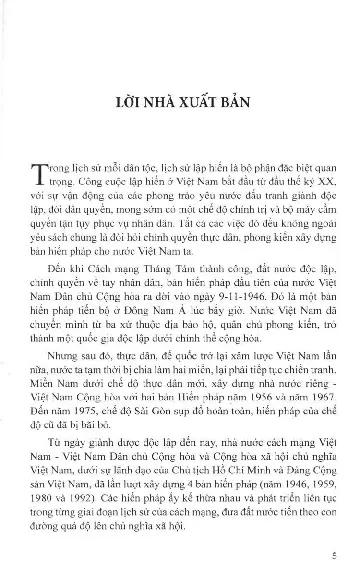 Mục lục chi tiết trang 2 sách Lược sử lập hiến Việt Nam