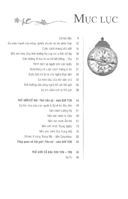 Trang bìa chính thức sách Lược sử thế giới - Patricia S. Daniels, Stephen G. Hyslop