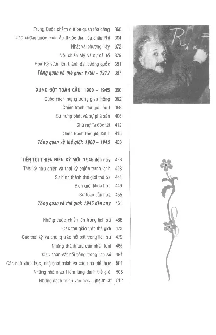 Mục lục chi tiết trang 3 sách Lược sử thế giới - Patricia S. Daniels, Stephen G. Hyslop