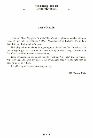 Mục lục chi tiết trang 3 sách Lý thuyết Tam Nguyên Cửu Vận