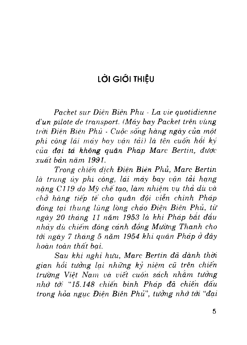 Mục lục chi tiết trang 1 sách Máy bay Mỹ trên bầu trời Điện Biên Phủ