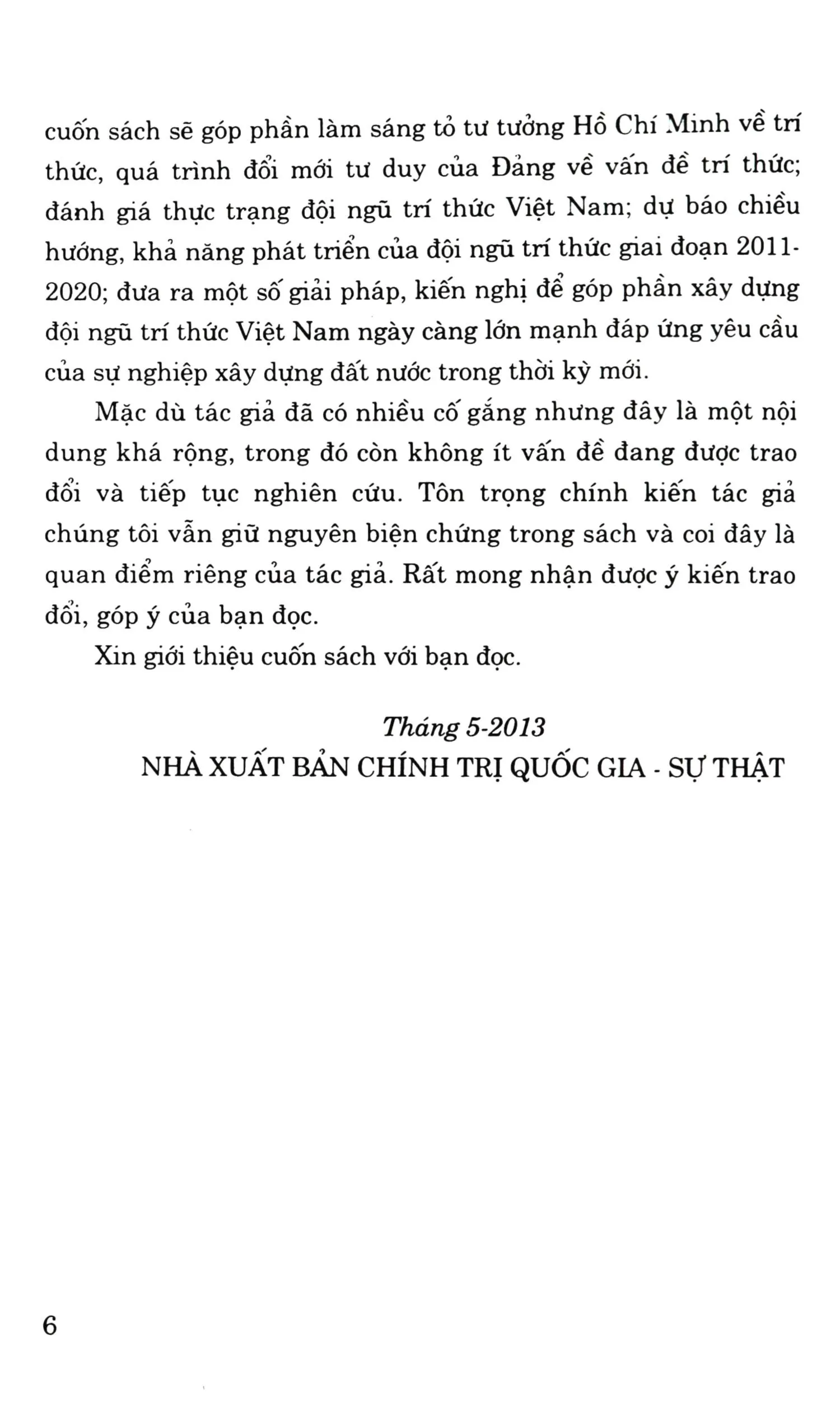 Mục lục chi tiết trang 2 sách Một số vấn đề về trí thức và nhân tài