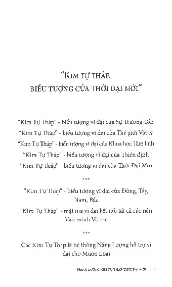 Mục lục chi tiết trang 1 sách Năng lượng kim tự tháp thời đại mới