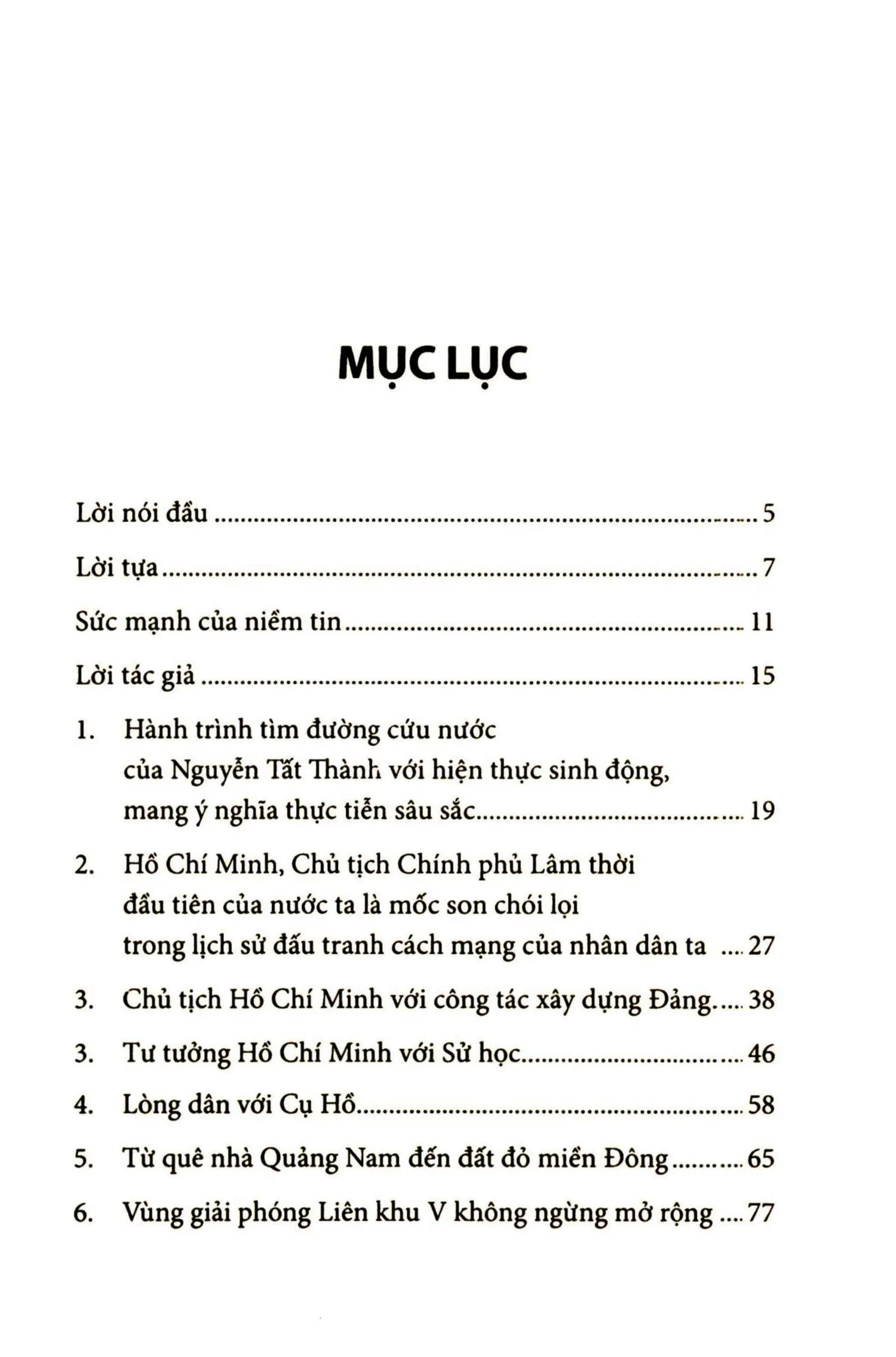 Trang bìa chính thức sách Niềm tin và sức mạnh