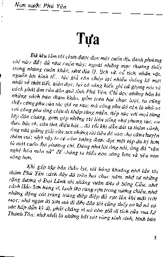 Mục lục chi tiết trang 1 sách Non nước Phú Yên