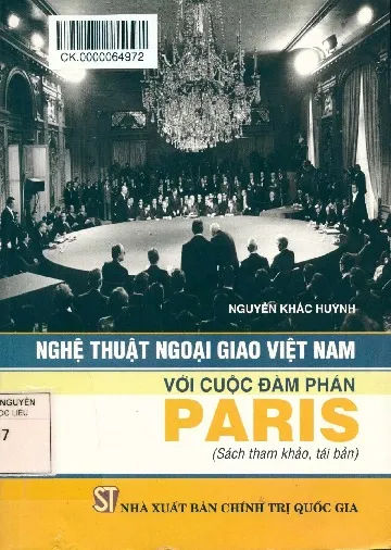 Ảnh bìa của Sách Nghệ thuật ngoại giao Việt Nam với cuộc đàm phán Paris