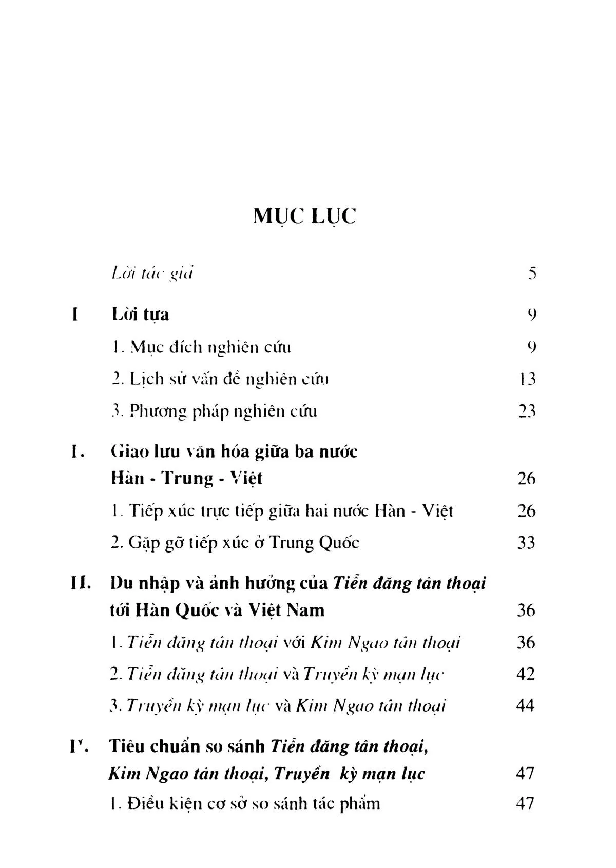 Trang bìa chính thức sách Nghiên cứu so sánh tiểu thuyết truyền kỳ Hàn Quốc, Trung Quốc, Việt Nam