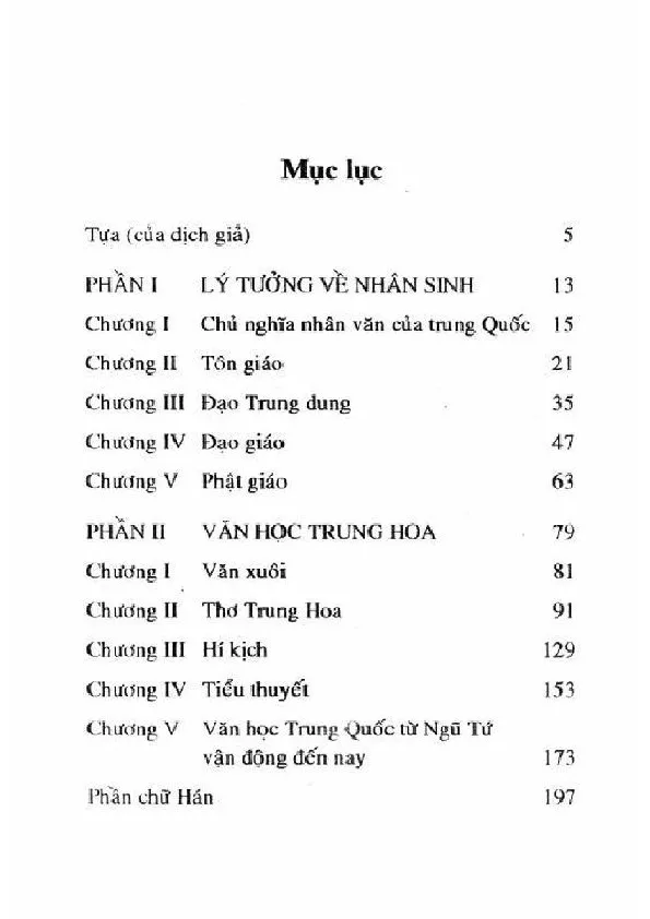 Trang bìa chính thức sách Nhân sinh quan và thơ văn Trung Hoa