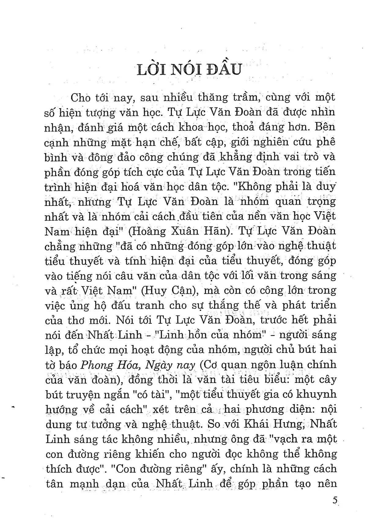 Mục lục chi tiết trang 3 sách Nhất Linh cây bút trụ cột