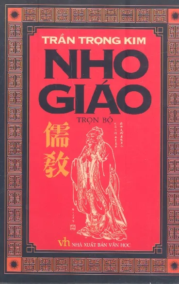 Ảnh bìa của Sách Nho giáo trọn bộ. Trần Trọng Kim