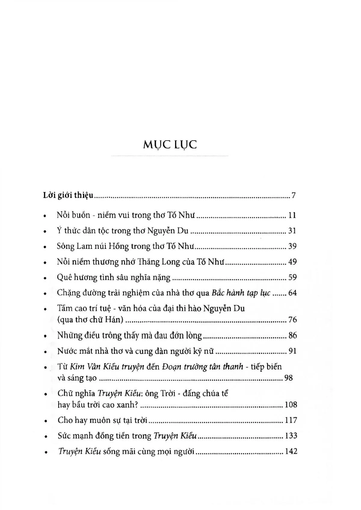 Trang bìa chính thức sách Những cung bậc trữ tình trong thơ Nguyễn Du