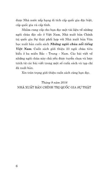 Mục lục chi tiết trang 3 sách Những ngôi chùa nổi tiếng Việt Nam (Quyển 1)