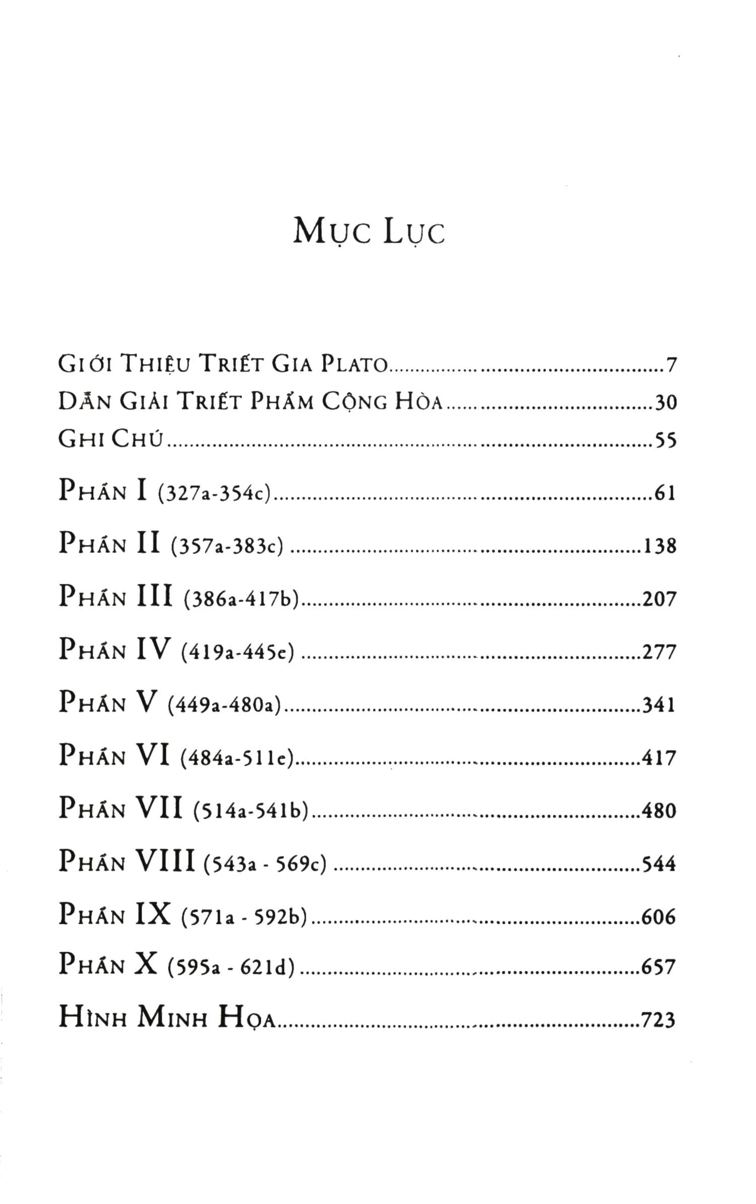 Trang bìa chính thức sách Plato cộng hòa