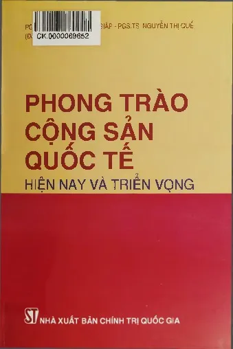 Ảnh bìa của Sách Phong trào cộng sản quốc tế hiện nay và triển vọng
