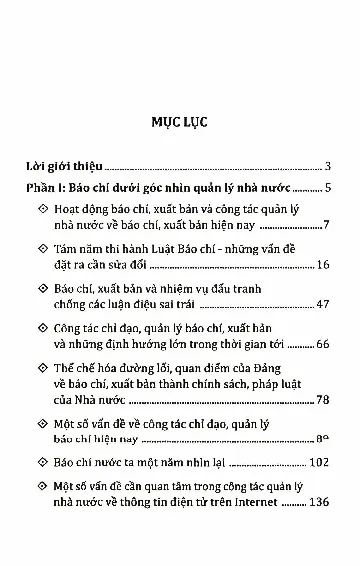 Trang bìa chính thức sách Quản lý và phát triển thông tin báo chí ở Việt Nam
