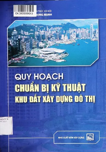 Ảnh bìa của Sách Quy hoạch chuẩn bị kỹ thuật khu đất xây dựng đô thị