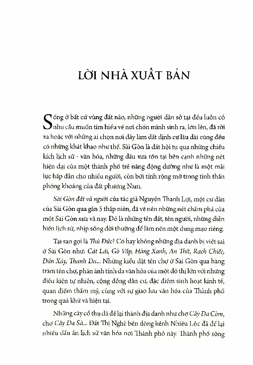 Mục lục chi tiết trang 2 sách Sài Gòn đất và người