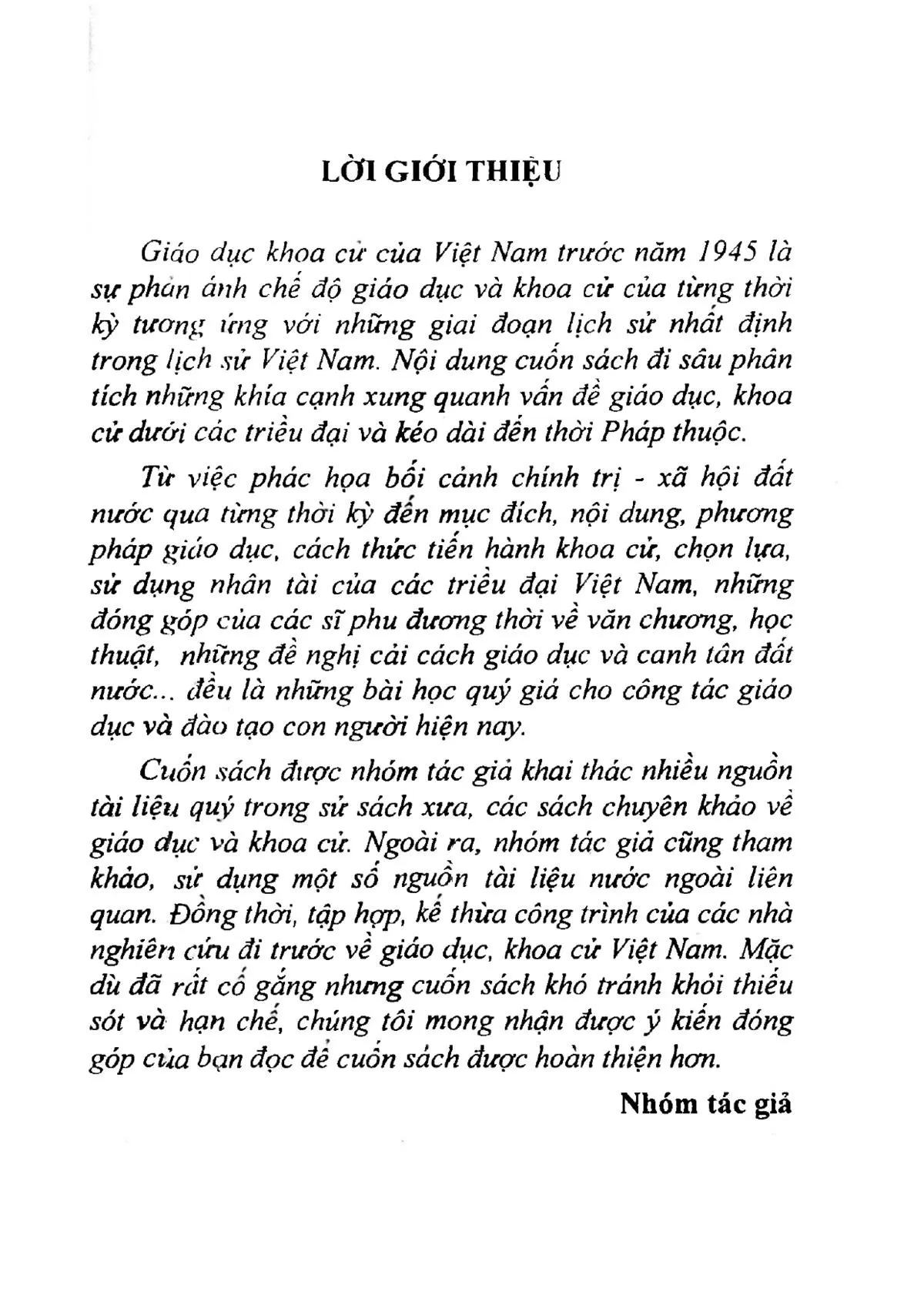 Mục lục chi tiết trang 1 sách Sĩ tử Việt Nam đời xưa