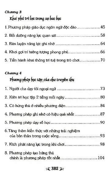 Mục lục chi tiết trang 1 sách Tấm da dê giáo dục