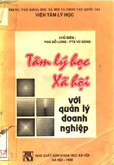 Ảnh bìa của Sách Tâm lý học xã hội với quản lý doanh nghiệp