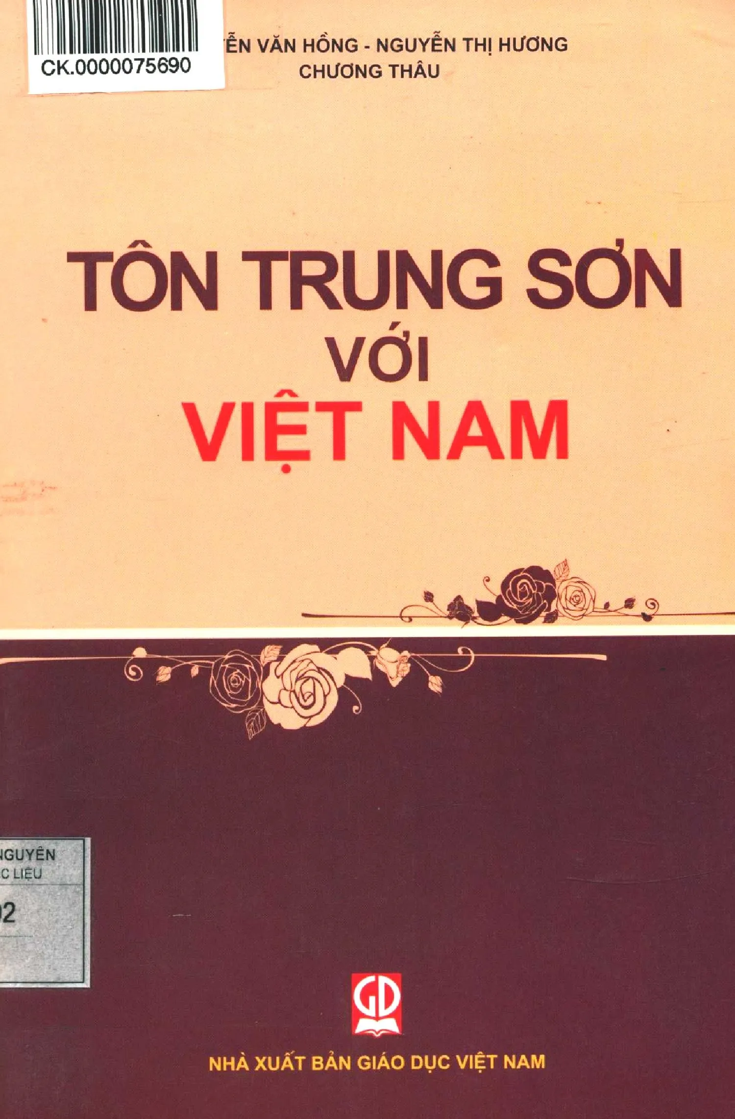 Ảnh bìa của Sách Tôn Trung Sơn với Việt Nam
