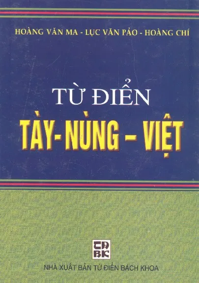 Ảnh bìa của Sách Từ điển Tày, Nùng, Việt