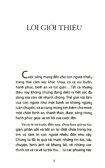 Mục lục chi tiết trang 2 sách Từ giận dữ đến bình an, cách chế ngự sự giận dữ để sống vị tha và bình an